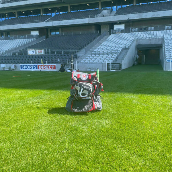 Mycro All In 1 Gear Bag on the pitch
